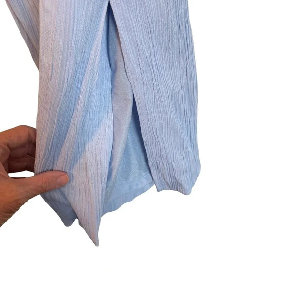 MM LaFleur NWT Willoughby Pleat Jersey Skirt in Chambray‎ Size 4 Career Classic - Picture 6 of 10